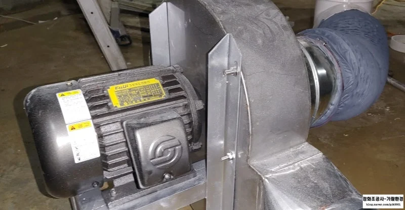 블로워 모터 설비