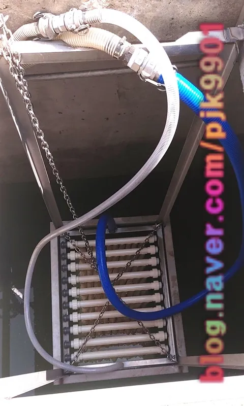 분리막 설치 후