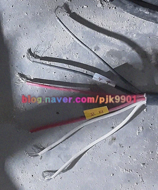 교반기 센서선 모터