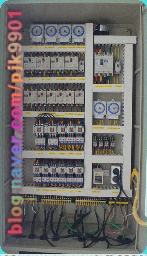 전기판넬 내부