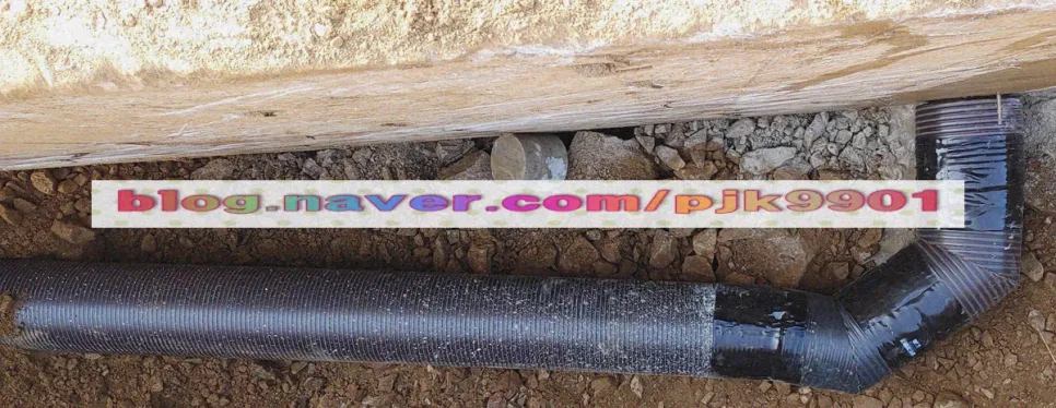 유입배관 구조물 관통부 연결