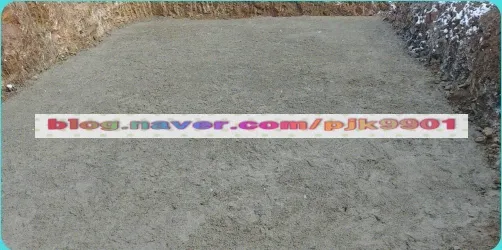 바닥버림 콘크리트 표면