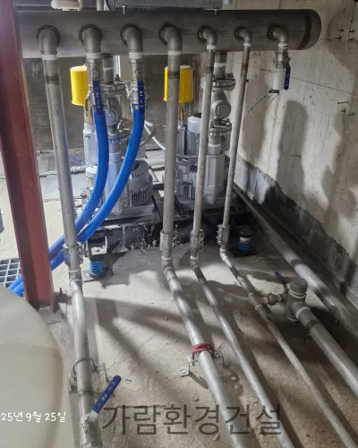 방류 배관라인