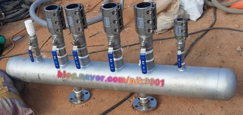 배관 밸브 매니폴드 제작품