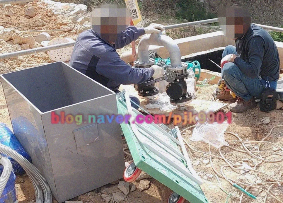 방류펌프 설치