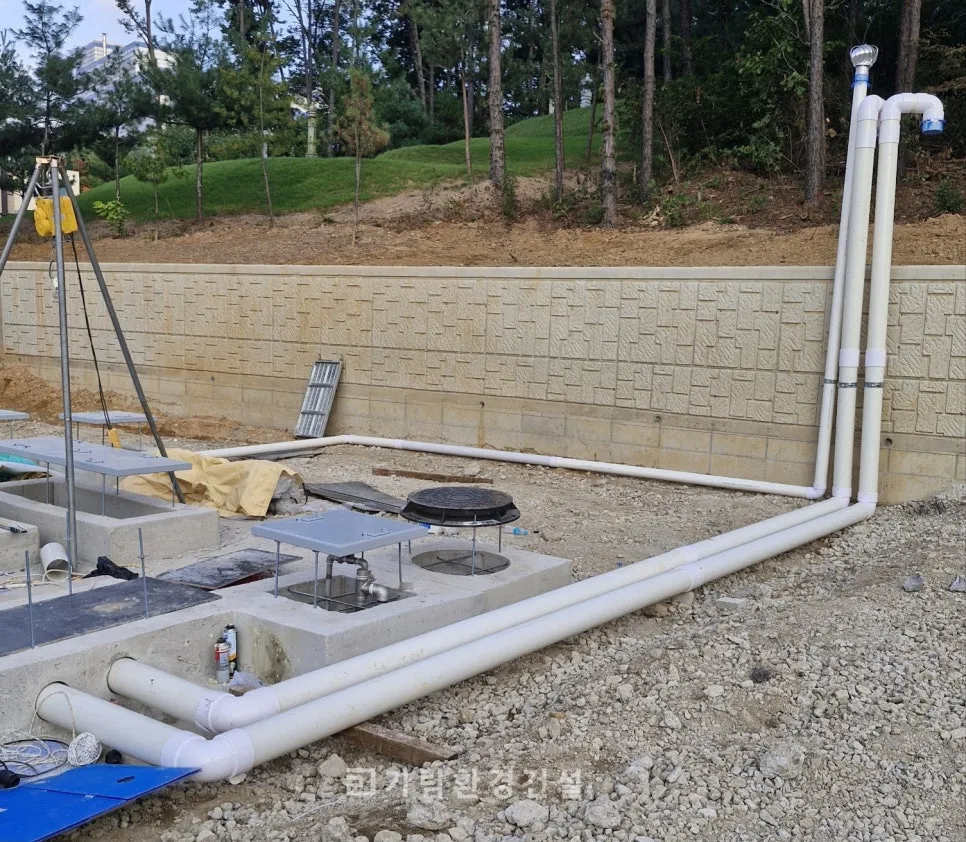 덕트 환기구 배관라인